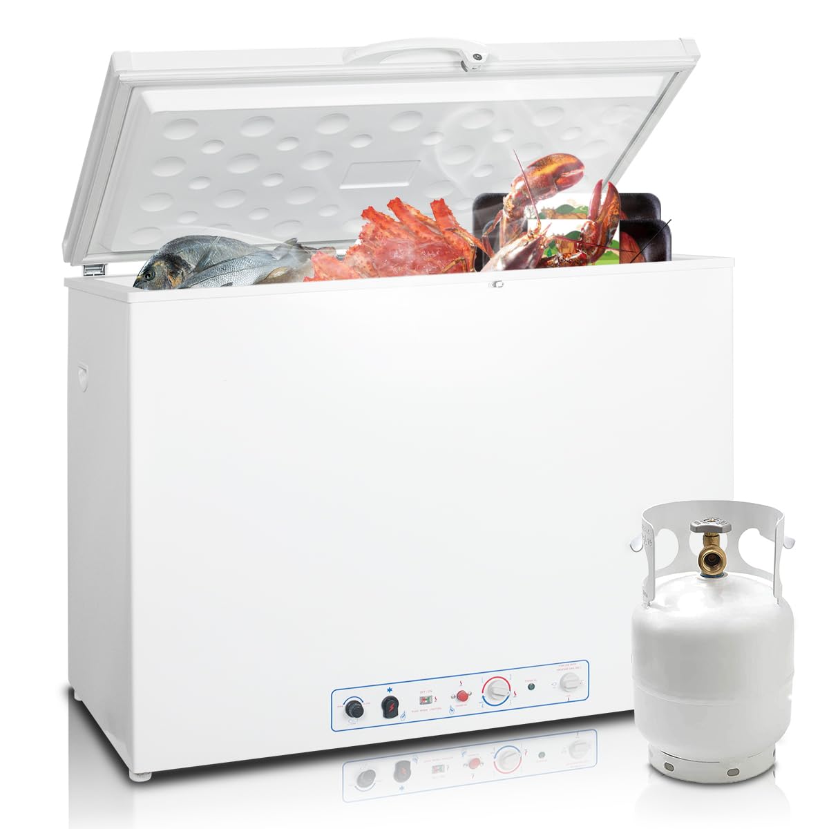 Amazon.com: 7 Cu.Ft. Propane Freezer, LPG/110v 2 Way Propane Chest